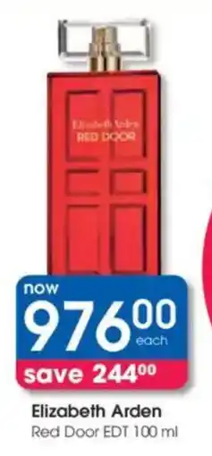 Clicks Elizabeth Arden Red Door offer