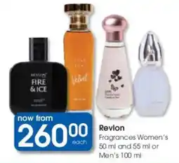 Clicks Revlon Fragrances Women's or Men's offer