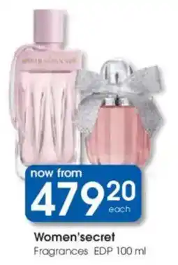 Clicks Women'secret Fragrances EDP offer
