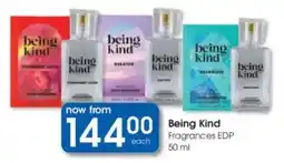 Clicks Being Kind Fragrances EDP offer
