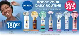 Clicks Nivea Serums offer