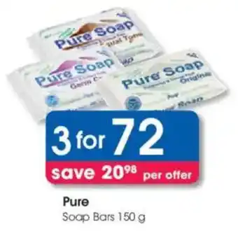 Clicks Pure Soap Bars offer