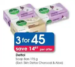 Clicks Dettol Soap Bars offer