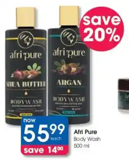 Clicks Afri Pure Body Wash offer