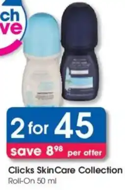 Clicks Clicks Skin Care Collection Roll-On offer