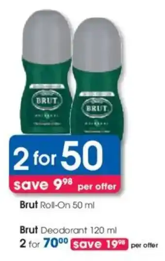 Clicks Brut Roll-On offer