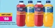 Game Hall's Blended Fruit Drink Concentrate-For Any 4 x 1.25Ltr offer