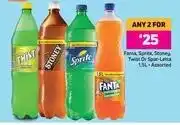 Game Fanta, Sprite, Stoney, Twist Or Spar Letta-For Any 2 x 1.5Ltr offer