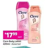 Game Clere Body Lotion-400ml Each offer