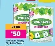 Game Twinsaver Mighty Big Roller Towels-For 2 offer