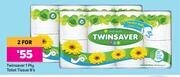 Game Twinsaver 1 Ply Toilet Tissue-For 2 x 8's Pack offer