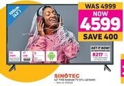Game Sinotec 42" FHD Android TV STL-42E10AM offer