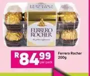 Game Ferrero Rocher-200g Per Pack offer