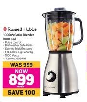 Game Russell Hobbs 1000W Satin Blender RHB-315 offer