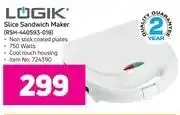 Game Logik Slice Sandwich Maker RSH-440593-018 offer