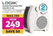 Game Logik Vertical/ Horizntal Fan Heater FH-06 offer