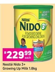 Game Nestle Nido 3+ Growing Up Milk-1.8kg Each offer