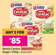 Game Nestle Cerelac Stage 1 Assorted-For 3 x 250g offer