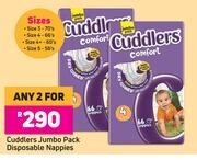 Game Cuddlers Jumbo Pack Disposable Nappies-For Any 2 offer