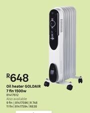 Leroy Merlin Goldair 7 Fin 1500W Oil Heater offer