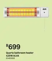 Leroy Merlin Alva 425W Quartz Bathroom Heater offer