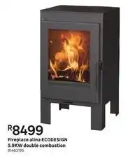 Leroy Merlin Ecodesign 5.9KW Double Combustion Alina Fireplace offer