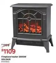 Leroy Merlin Goldair 2000W Fireplace Heater offer