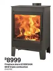 Leroy Merlin Ecodesign 6KW Triple Combustion Skara Fireplace offer