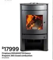 Leroy Merlin Megamaster Bosca Firepoint 380 Closed Combustion Fireplace offer