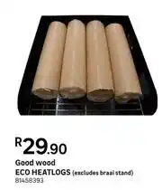 Leroy Merlin Good Wood ECO Heatlogs(Excludes Braai Stand) offer