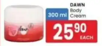 Saverite Dawn Body Cream offer
