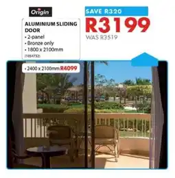 Chamberlain Origin Aluminium Sliding Door offer