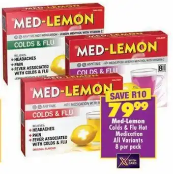 MediRite Med-Lemon Colds & Flu Hot Medication All Variants offer