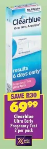 MediRite Clearblue Ultra Early Pregnancy Test offer