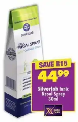 MediRite Silverlab Ionic Nasal Spray offer