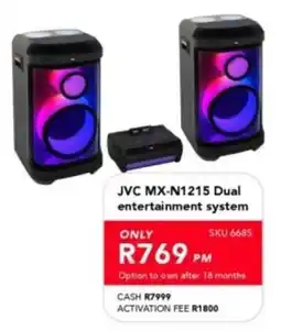 Astra Furnishers JVC MX-N1215 Dual entertainment system offer