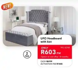 Astra Furnishers UFO Headboard with kist offer