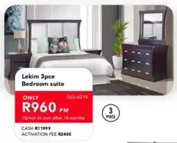 Astra Furnishers Lekim Bedroom suite offer
