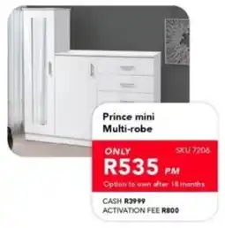 Astra Furnishers Prince Mini Multi-Robe offer