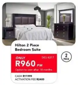 Astra Furnishers Hilton Bedroom Suite offer