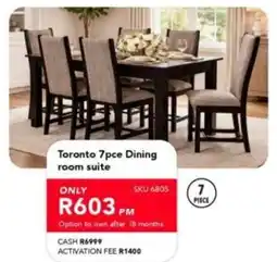 Astra Furnishers Toronto Dining room suite offer