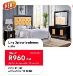Astra Furnishers Linq bedroom suite offer