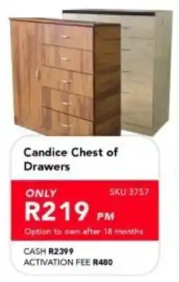 Astra Furnishers Candice Chest of Drawers offer