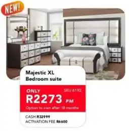 Astra Furnishers Majestic XL Bedroom suite offer