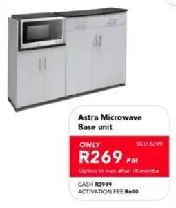 Astra Furnishers Astra Microwave Base unit offer