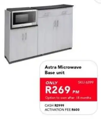 Astra Microwave Base unit