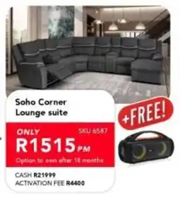 Astra Furnishers Soho Corner Lounge suite offer
