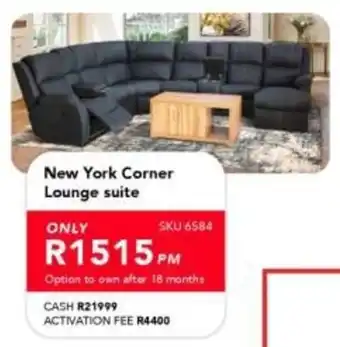 Astra Furnishers New York Corner Lounge suite offer