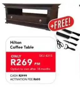 Astra Furnishers Hilton Coffee Table offer