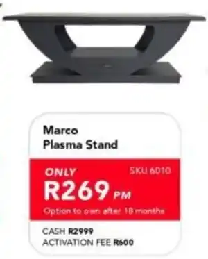 Astra Furnishers Marco Plasma Stand offer